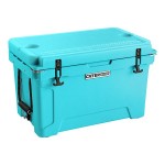 CaterGator CG45BL Sky Blue 45 Qt. Rotomolded Outdoor Cooler / Ice Chest