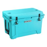 CaterGator CG45BL Sky Blue 45 Qt. Rotomolded Outdoor Cooler / Ice Chest