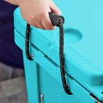 CaterGator CG45BL Sky Blue 45 Qt. Rotomolded Outdoor Cooler / Ice Chest