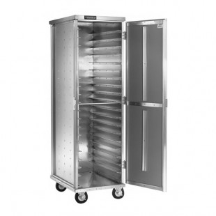 Cres Cor 101-1820D Aluminum 20 Pan End Load Enclosed Non-Insulated Bun / Sheet Pan Rack - Assembled
