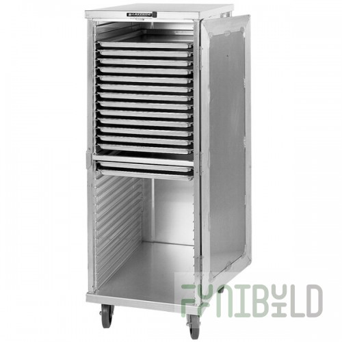 Lakeside 5527 20 Pan End Load Enclosed Aluminum Bun / Sheet Pan Rack - Assembled