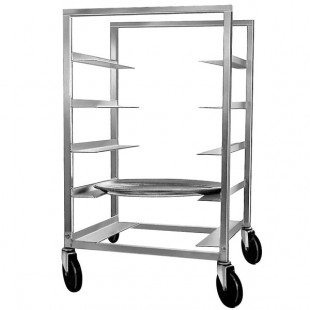 Channel OT-63 5 Tray Aluminum Oval Tray Rack - Assembled Channel OT-63 5 Tray Aluminum Oval Tray Rack - Assembled