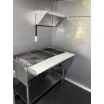 Avantco STE-3S Three Pan Open Well Electric Steam Table with Undershelf - 120V, 1500W