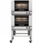 Moffat E27M2/2C Turbofan Double Deck Full Size Electric Convection Oven with Mechanical Controls and Casters - 208V, 1 Phase, 5.4 kW