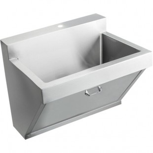 Zurn Elkay EWSF130261 Stainless Steel Wall Hung Single Bowl Surgeon Scrub Sink - 26