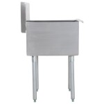 Advance Tabco 4-1-18 One Compartment Stainless Steel Commercial Sink - 18 Advance Tabco 4-1-18 One Compartment Stainless Steel Commercial Sink - 18