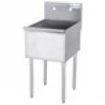 Advance Tabco 4-1-18 One Compartment Stainless Steel Commercial Sink - 18 Advance Tabco 4-1-18 One Compartment Stainless Steel Commercial Sink - 18