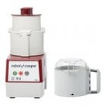 Robot Coupe R2N Combination Food Processor with 3 Qt. / 3 Liter Gray Bowl, Continuous Feed & 2 Discs - 1 hp