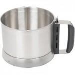 Robot Coupe R2N Combination Food Processor with 3 Qt. / 3 Liter Gray Bowl, Continuous Feed & 2 Discs - 1 hp