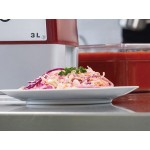 Robot Coupe R2N Combination Food Processor with 3 Qt. / 3 Liter Gray Bowl, Continuous Feed & 2 Discs - 1 hp