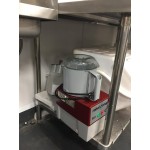 Robot Coupe R2N Combination Food Processor with 3 Qt. / 3 Liter Gray Bowl, Continuous Feed & 2 Discs - 1 hp