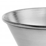 Choice 1.5 oz. Smooth Stainless Steel Round Sauce Cup - 12/Pack