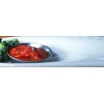 Choice 1.5 oz. Smooth Stainless Steel Round Sauce Cup - 12/Pack