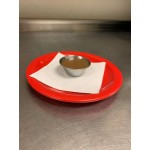 Choice 1.5 oz. Smooth Stainless Steel Round Sauce Cup - 12/Pack