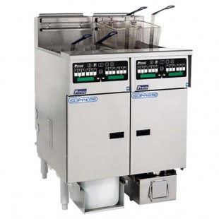 Pitco® SSHLV14C-2/FDA Solstice Supreme Natural Gas 64 lb. Reduced Oil Volume / High Output 2 Unit Fryer System with Intellifry Computer Controls and Automatic Top Off - 150,000 BTU Pitco® SSHLV14C-2/FDA Solstice Supreme Natural Gas 64 lb. Reduced Oil Volume / High Output 2 Unit Fryer System with Intellifry Computer Controls and Automatic Top Off - 150,000 BTU