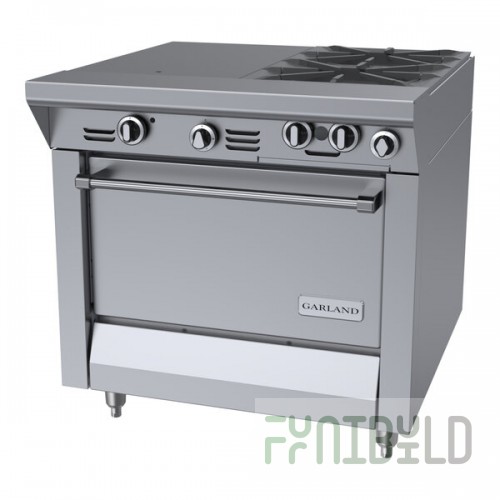 Garland / U.S. Range MST42-6R-E LP Master Sentry Series Liquid Propane 2 Burner 34