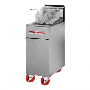 American Range AF-50HE 50 lb. High Efficiency Natural Gas Fryer - 75,000 BTU