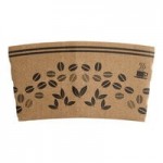 EcoChoice 8 oz. Sleeveless Ripple Kraft Paper Hot Cup and Lid - 100/Case EcoChoice 8 oz. Sleeveless Ripple Kraft Paper Hot Cup and Lid - 100/Case