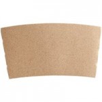 EcoChoice 8 oz. Sleeveless Ripple Kraft Paper Hot Cup and Lid - 100/Case EcoChoice 8 oz. Sleeveless Ripple Kraft Paper Hot Cup and Lid - 100/Case