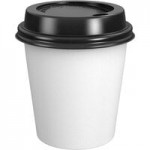 EcoChoice 8 oz. Sleeveless Ripple Kraft Paper Hot Cup and Lid - 100/Case EcoChoice 8 oz. Sleeveless Ripple Kraft Paper Hot Cup and Lid - 100/Case