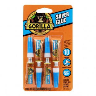 Gorilla 3 Gram Super Glue - 4/Pack Gorilla 3 Gram Super Glue - 4/Pack