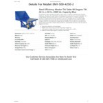 Vestil Efficiency Master Blue Tilt Table with 42 Vestil Efficiency Master Blue Tilt Table with 42