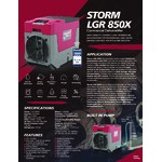 AlorAir Storm LGR 850X Red Smart Wi-Fi Enabled Commercial Dehumidifier with Pump - 115V AlorAir Storm LGR 850X Red Smart Wi-Fi Enabled Commercial Dehumidifier with Pump - 115V