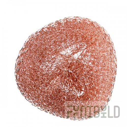 3M Scotch-BriteTM 7100154158 Copper-Coated Scrubber - 3/Pack