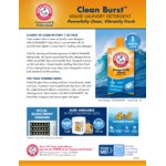 Arm & Hammer® 1 oz. Clean Burst Liquid Laundry Detergent - 50/Case Arm & Hammer® 1 oz. Clean Burst Liquid Laundry Detergent - 50/Case