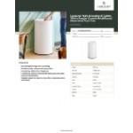 Lancaster Table & Seating 30 Gallon White Powder-Coated Metal Round Decorative Trash Can Lancaster Table & Seating 30 Gallon White Powder-Coated Metal Round Decorative Trash Can