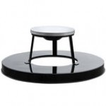 Witt Industries M3601-ATL-BK Black Steel Ash Top Lid for Oakley Series 36 Gallon Decorative Trash Can Witt Industries M3601-ATL-BK Black Steel Ash Top Lid for Oakley Series 36 Gallon Decorative Trash Can