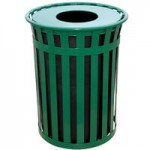 Witt Industries M3601-ATL-BK Black Steel Ash Top Lid for Oakley Series 36 Gallon Decorative Trash Can Witt Industries M3601-ATL-BK Black Steel Ash Top Lid for Oakley Series 36 Gallon Decorative Trash Can