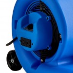 Lavex 3-Speed Compact Air Mover with Telescoping Handle, Wheels, and GFCI Power Outlets - 3/4 hp, 1,400 CFM Lavex 3-Speed Compact Air Mover with Telescoping Handle, Wheels, and GFCI Power Outlets - 3/4 hp, 1,400 CFM