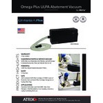 Atrix VACOMEGAU Omega 1 Gallon Immediate Containment Vacuum with ULPA Filtration and Tool Kit - 120V, 628W Atrix VACOMEGAU Omega 1 Gallon Immediate Containment Vacuum with ULPA Filtration and Tool Kit - 120V, 628W