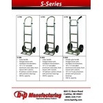 B&P Manufacturing S-Series 500 lb. Straight-Back Hand Truck with Loop Handle and 10