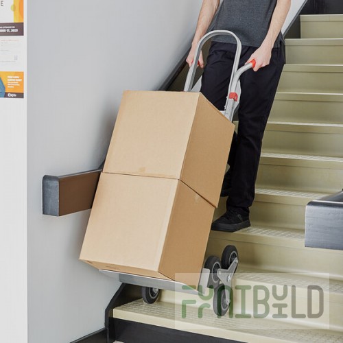 Lavex 440 lb. Aluminum Stair Climber Hand Truck with 