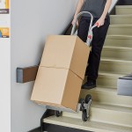 Lavex 440 lb. Aluminum Stair Climber Hand Truck with 