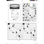 Rubbermaid® FG409400GRAY Xtra Gray 300 lb. Instrument Cart with Lockable Doors and Sliding Drawers Rubbermaid® FG409400GRAY Xtra Gray 300 lb. Instrument Cart with Lockable Doors and Sliding Drawers