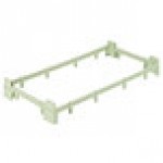 Vollrath 52315 Signature Half-Size Light Green Glass Rack Riser Vollrath 52315 Signature Half-Size Light Green Glass Rack Riser