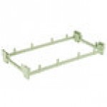 Vollrath 52315 Signature Half-Size Light Green Glass Rack Riser Vollrath 52315 Signature Half-Size Light Green Glass Rack Riser
