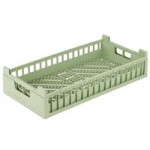 Vollrath 52315 Signature Half-Size Light Green Glass Rack Riser Vollrath 52315 Signature Half-Size Light Green Glass Rack Riser