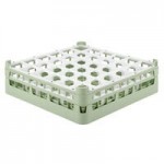 Vollrath 52315 Signature Half-Size Light Green Glass Rack Riser Vollrath 52315 Signature Half-Size Light Green Glass Rack Riser