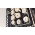 Noble Warewashing 16-Compartment Gray Full-Size Glass Rack with 2 Yellow Extenders Noble Warewashing 16-Compartment Gray Full-Size Glass Rack with 2 Yellow Extenders