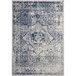 Abani Casa Collection 4' x 6' Cream / Gray Contemporary Abstract Crosshatch Area Rug