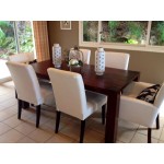 Flash Furniture BT-353-BURG-GG Burgundy Leather Executive Side / Reception Chair with Mahogany Legs