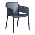 Lancaster Table & Seating Rio Buoy Red Resin Arm Chair