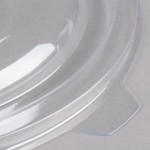 Fineline 5048-FL Super Bowl 48 oz. Clear PET Plastic Flat Lid - 50/Case