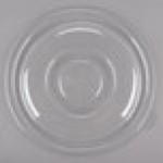 Fineline 5048-FL Super Bowl 48 oz. Clear PET Plastic Flat Lid - 50/Case