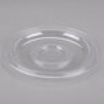 Fineline 5048-FL Super Bowl 48 oz. Clear PET Plastic Flat Lid - 50/Case