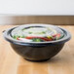 Fineline 5048-FL Super Bowl 48 oz. Clear PET Plastic Flat Lid - 50/Case